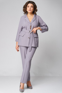 Брюки, жакет Мишель стиль 1297 серый - фото 1