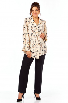 Элль-стиль 2398 бежевый_принт