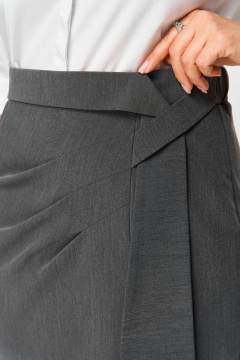 Юбка ANASTASIA MAK 1146-2 серый - фото 3