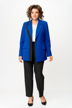 Брюки, жакет ANASTASIA MAK 1244 василёк - фото 2