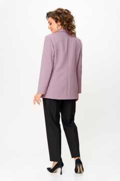 Брюки, жакет ANASTASIA MAK 1244 пыльная _роза+черный - фото 3