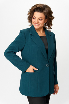 Жакет ANASTASIA MAK 1248 темно-зелёный - фото 2