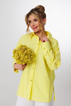 Рубашка Faufilure C1724 желтый - фото 2