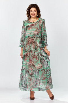Платье Lady Secret 25301 мультиколор+бирюза - фото 3