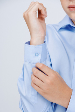 Рубашка Nadex 41-104311/202-25 светло-голубой - фото 4