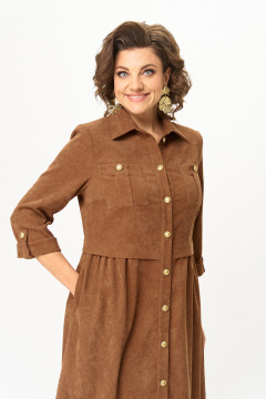 Платье Svetlana-Style 2137 коричневый - фото 4