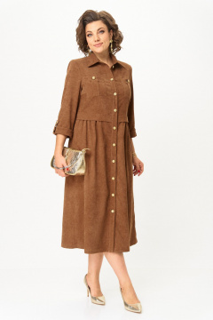 Платье Svetlana-Style 2137 коричневый - фото 2