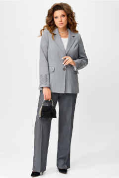 Брюки, жакет Fita 3091 графит - фото 2