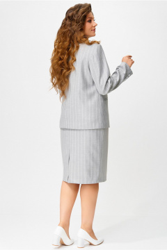 Блуза, жакет, юбка Fita 4101 серый_ледник - фото 2