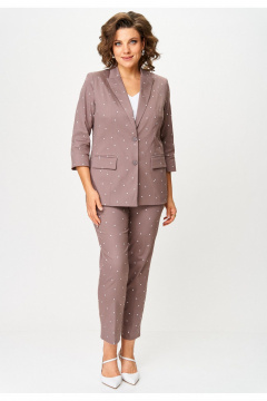Брюки, жакет БелЭльСтиль 412-3_03_22+586-2_87_22_капучино - фото 4