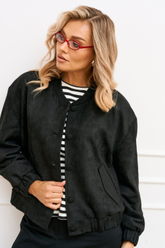 Бомбер AMUAR 1022-2 черный - фото 4