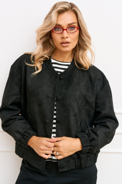 Бомбер AMUAR 1022-2 черный - фото 1