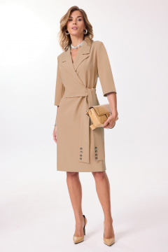 Платье Твой имидж 2187 песочный - фото 1