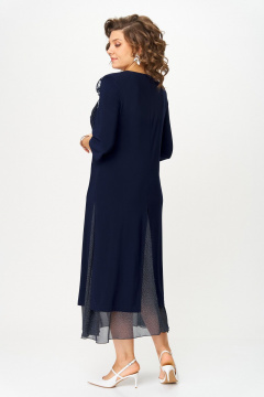 Платье Svetlana-Style 1958 синий_принт - фото 3