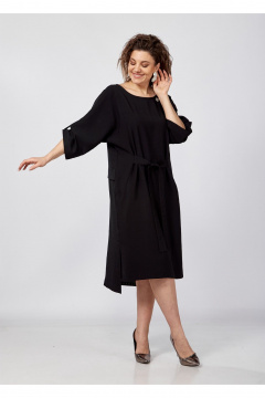 Платье ZigzagStyle 320 черный_ - фото 3