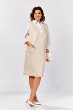 Блуза, сарафан ZigzagStyle 510 пудровый - фото 1