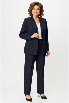 Брюки, жакет БелЭльСтиль 866-2_99_22+596-2_79_22 темно-синий - фото 1
