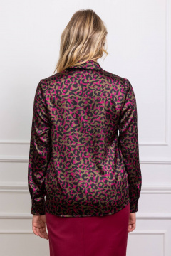 Блуза КАЛИНКА ВП-4262-024 фуксия-хаки - фото 2