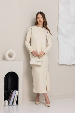 Джемпер КАЛИНКА ВТ-4538-В25 молочный - фото 4