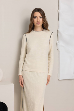 Джемпер КАЛИНКА ВТ-4538-В25 молочный - фото 1