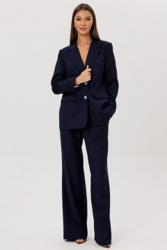Брюки, жакет Ларс Стиль 1116/1 темно-синий - фото 1