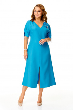 Платье T&N 7677 лазурный - фото 3