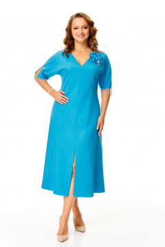 Платье T&N 7677 лазурный - фото 2