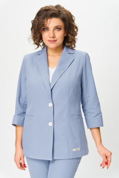 Жакет БелЭльСтиль 412-3_03_22 голубой - фото 3