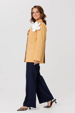 Брюки, жакет Mubliz 256 горчица - фото 3