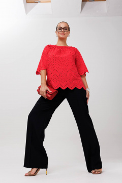 Блуза Anastasia 1131.3 красный - фото 3