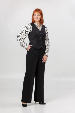 Жилет Соджи 641 черный - фото 1