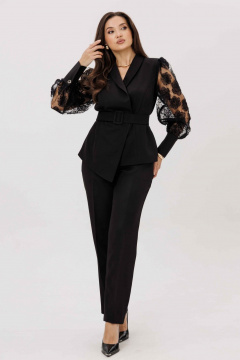 Брюки, жакет Mislana 1207 черный - фото 2