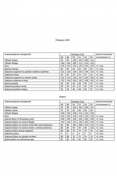 Брюки, джемпер AMUARt 1060 голубой - фото 4