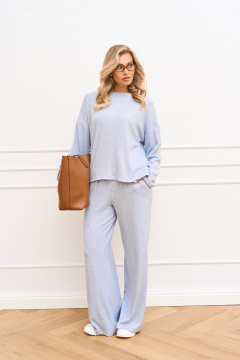 Брюки, джемпер AMUARt 1060 голубой - фото 1