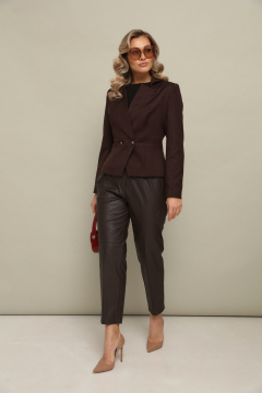 Брюки, жакет LM К102020 коричневый - фото 3