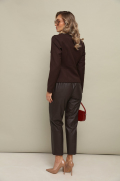 Жакет LM М102 коричневый - фото 4