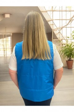 Жилет Франтишка 25с-104-с78_164 темная-бирюза - фото 3