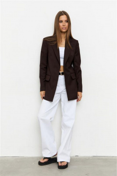 Жакет Luitui R3012 коричневый - фото 1