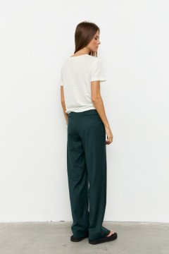 Брюки Luitui R2078 изумрудный - фото 5