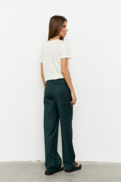 Брюки Luitui R2078 изумрудный - фото 3