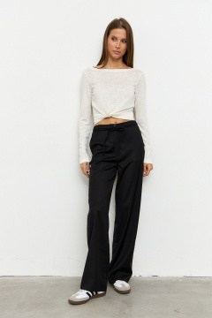 Брюки Luitui R2078 черный - фото 4