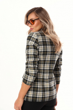 Жакет LM М66-1 клетка - фото 3