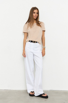 Брюки Luitui R2079
 белый - фото 2