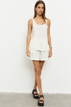 Майка, шорты Luitui R4060 
молочный - фото 3