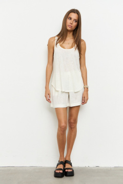 Майка, шорты Luitui R4060 
молочный - фото 2