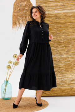 Платье Romanovich Style 1-2721 чёрный - фото 3