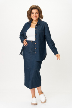 Рубашка, юбка Svetlana-Style 3020 синий - фото 2