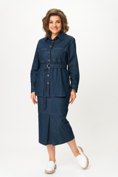 Рубашка, юбка Svetlana-Style 3020 синий - фото 1