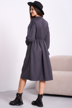 Платье Celentano lite 5051.1 графит - фото 4