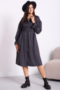 Платье Celentano lite 5051.1 графит - фото 3
